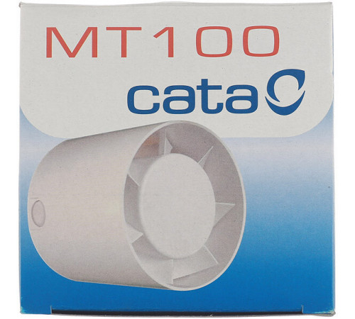 Вентилятор канальный осевой Cata MT-100 d100 мм слоновая кость Вентилятор канальный осевой Cata MT-100 d100 мм слоновая кость