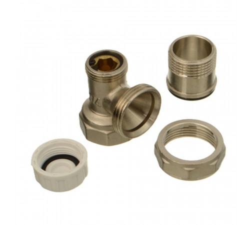 Клапан запорный угловой Terma 3/4 НР(ш) х 3/4 ВР(г) для радиатора (26243) Клапан запорный угловой Terma 3/4 НР(ш) х 3/4 ВР(г) для радиатора (26243)