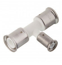 Тройник Henco (10PKW-261626) 26(пресс) х 16(пресс) х 26(пресс) PVDF белый