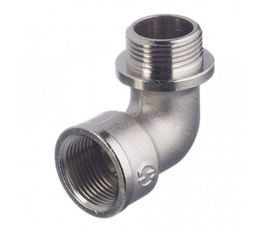 Угол Stout 3/4 ВР(г) х 3/4 НР(ш) с упором никелированный (SFT-0016-000034)