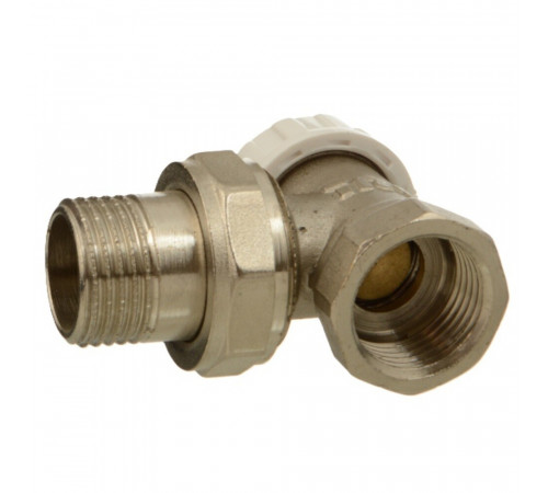 Клапан запорный угловой Terma 1/2 НР(ш) х 1/2 ВР(г) для радиатора (26241) Клапан запорный угловой Terma 1/2 НР(ш) х 1/2 ВР(г) для радиатора (26241)