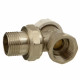 Клапан запорный угловой Terma 1/2 НР(ш) х 1/2 ВР(г) для радиатора (26241)