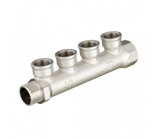 Коллектор Valtec 3/4 ВР(г) х 4 выхода 1/2 ВР(г) х 3/4 НР(ш) (VTc.550.N.0504) Коллектор Valtec 3/4 ВР(г) х 4 выхода 1/2 ВР(г) х 3/4 НР(ш) (VTc.550.N.0504)