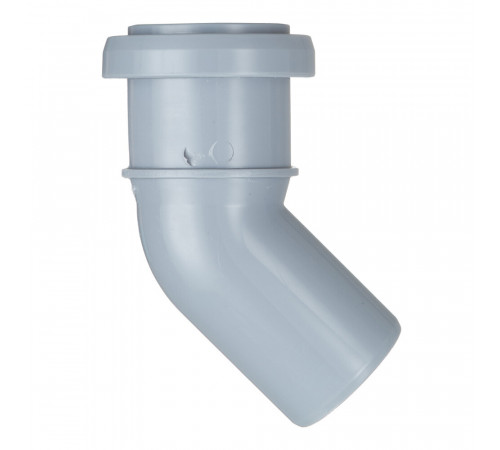 Отвод Valfex d40 мм 45° пластиковый для внутренней канализации Отвод Valfex d40 мм 45° пластиковый для внутренней канализации