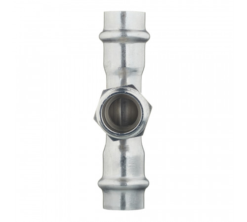Тройник Valtec (VTi.933.I.150415) 15 мм х 1/2 НР(ш) х 15 мм нержавеющая сталь Тройник Valtec (VTi.933.I.150415) 15 мм х 1/2 НР(ш) х 15 мм нержавеющая сталь