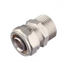 Соединитель прямой VALTEC (VTm.301.N.002606) 26 обж(ц) х 1 НР(ш)