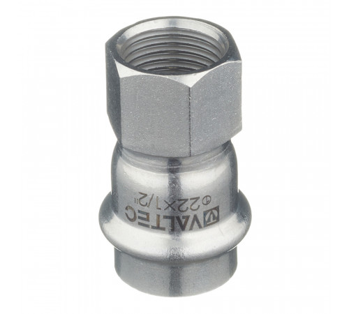 Соединитель VALTEC (VTi.902.I.002204) 22 мм х 1/2 ВР(г) нержавеющая сталь Соединитель VALTEC (VTi.902.I.002204) 22 мм х 1/2 ВР(г) нержавеющая сталь