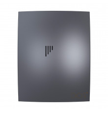 Вентилятор осевой DiCiTi Breeze 5C dark gray metal с обратным клапаном 237х190 мм d125 мм серый