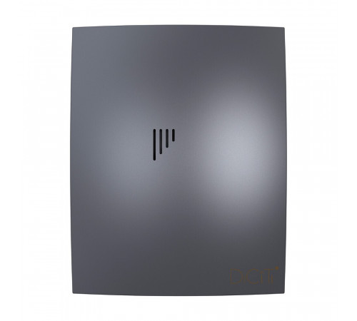 Вентилятор осевой DiCiTi Breeze 5C dark gray metal с обратным клапаном 237х190 мм d125 мм серый Вентилятор осевой DiCiTi Breeze 5C dark gray metal с обратным клапаном 237х190 мм d125 мм серый