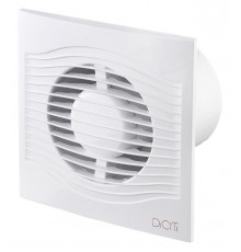 Вентилятор осевой DiCiTi Slim 4C 158х162 мм d100 мм белый