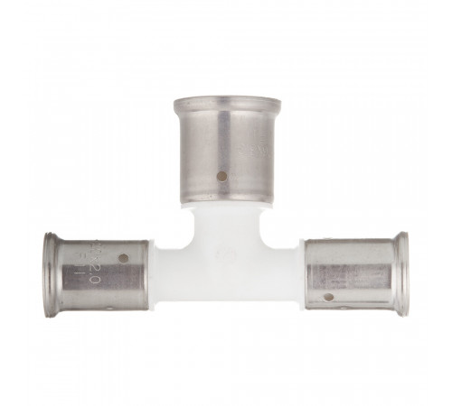 Тройник Henco (12PKW-202620) 20(пресс) х 26(пресс) х 20(пресс) PVDF белый Тройник Henco (12PKW-202620) 20(пресс) х 26(пресс) х 20(пресс) PVDF белый