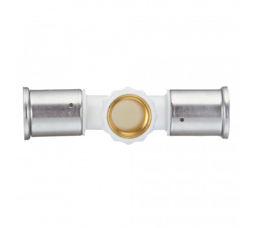 Тройник Henco (13PKW-320532) 32(пресс) х 3/4 ВР(г) х 32(пресс) белый PVDF Тройник Henco (13PKW-320532) 32(пресс) х 3/4 ВР(г) х 32(пресс) белый PVDF