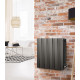 Радиатор биметаллический Royal Thermo Piano Forte 500 мм 10 секций 1' боковое подключение 591х800 мм черный