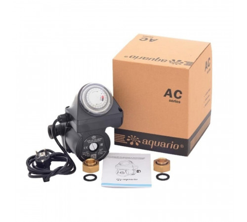 Циркуляционный насос для систем отопления Aquario AC 152-130HWT DN15 подъем 2 м 130 мм с гайками (5152) Циркуляционный насос для систем отопления Aquario AC 152-130HWT DN15 подъем 2 м 130 мм с гайками (5152)