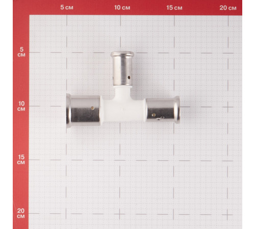 Тройник Henco (11PKW-261620) 26(пресс) х 16(пресс) х 20(пресс) PVDF белый Тройник Henco (11PKW-261620) 26(пресс) х 16(пресс) х 20(пресс) PVDF белый