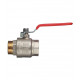 Кран шаровой латунный Valtec Base 1 1/2 ВР(г) х 1 1/2 НР(ш) ручка прямой (VT.215.N.08)