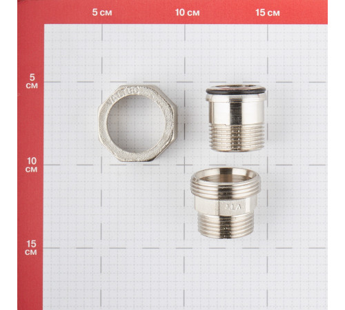 Американка прямая Valtec 1 НР(ш) х 1 НР(ш) латунная (VTr.728.N.0006)