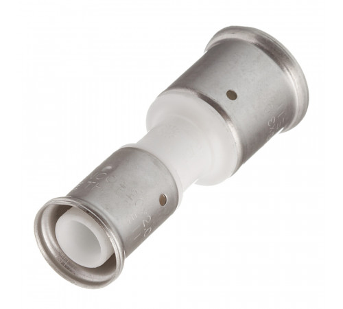 Муфта Henco (16PKW-2620) 26(пресс) х 20(пресс) PVDF белая Муфта Henco (16PKW-2620) 26(пресс) х 20(пресс) PVDF белая
