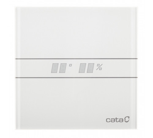 Вентилятор осевой Cata E-100 GTH с датчиком влажности и таймером d100 мм белый