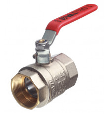 Кран шаровой латунный Valtec Base 1 1/4 ВР(г) х 1 1/4 ВР(г) ручка прямой (VT.214.N.07)