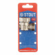 Узел нижнего подключения угловой Stout 3/4 НР(ш) х 3/4 ВР(г) для радиатора (SVH-0006-000020)