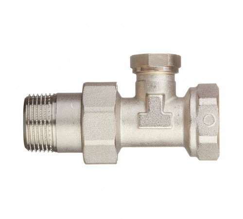 Клапан запорный Valtec 3/4 НР(ш) х 3/4 ВР(г) для радиатора (VT.020.N.05)