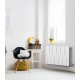 Радиатор биметаллический Royal Thermo Piano Forte 500 мм 10 секций 1' боковое подключение 591х800 мм белый