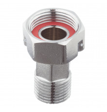 Полусгон Valtec 1/2 НР(ш) х 3/4 ВР(г) с накидной гайкой латунный (VTr.611.N.0004)