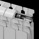 Радиатор биметаллический Rifar EcoBuild 500 мм 10 секций 1' боковое подключение белый