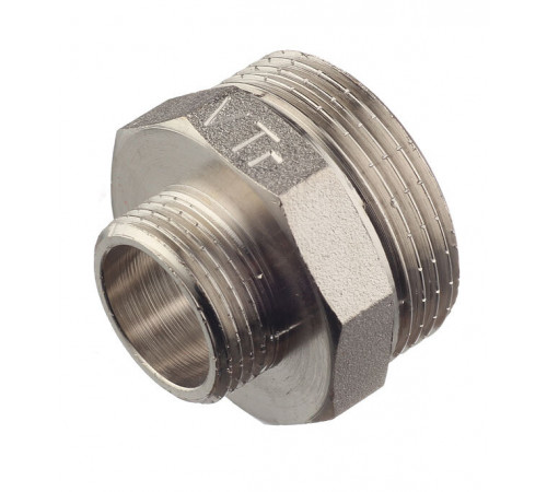Ниппель переходной Valtec 1 1/4 НР(ш) х 3/4 НР(ш) латунный (VTr.580.N.0705) Ниппель переходной Valtec 1 1/4 НР(ш) х 3/4 НР(ш) латунный (VTr.580.N.0705)