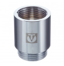 Удлинитель Valtec 40 мм х 1 ВР(г) х 1 НР(ш) хром латунный (VTr.198.C.0640)