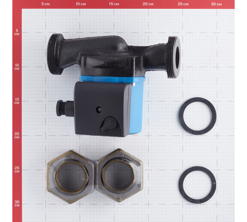 Циркуляционный насос для систем отопления Stout 32/60-180 DN32 подъем 6,5 м 180 мм с гайками (SPC-0010-3260180) Циркуляционный насос для систем отопления Stout 32/60-180 DN32 подъем 6,5 м 180 мм с гайками (SPC-0010-3260180)
