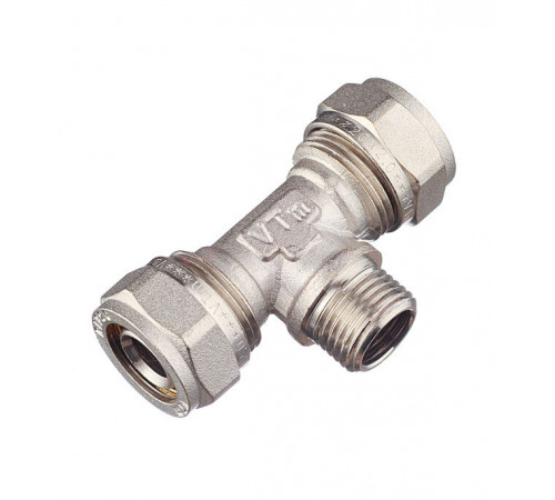 Тройник VALTEC (VTm.333.N.200420) 20 обж(ц) х 1/2 НР(ш) х 20 обж(ц) Тройник VALTEC (VTm.333.N.200420) 20 обж(ц) х 1/2 НР(ш) х 20 обж(ц)