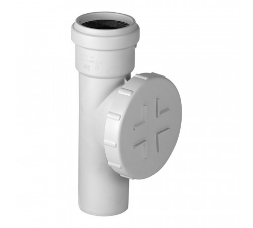 Ревизия Pro Aqua Stilte Plus d58 мм пластиковая шумопоглощающая с крышкой для внутренней канализации Ревизия Pro Aqua Stilte Plus d58 мм пластиковая шумопоглощающая с крышкой для внутренней канализации