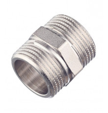 Ниппель Stout 3/4 НР(ш) х 3/4 НР(ш) латунный (SFT-0004-003434)