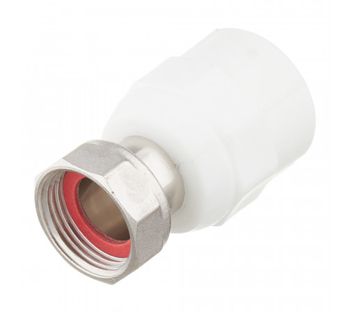 Муфта полипропиленовая Valtec с накидной гайкой 25 мм х 3/4 ВР(г) (VTp.708.0.02505) Муфта полипропиленовая Valtec с накидной гайкой 25 мм х 3/4 ВР(г) (VTp.708.0.02505)
