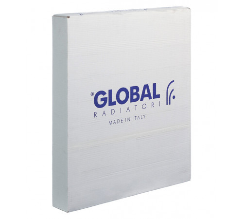 Радиатор биметаллический Global Style Extra 500 мм 8 секций 1' боковое подключение белый Радиатор биметаллический Global Style Extra 500 мм 8 секций 1' боковое подключение белый