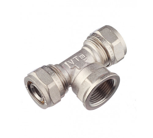 Тройник VALTEC (VTm.332.N.200520) 20 обж(ц) х 3/4 ВР(г) х 20 обж(ц)