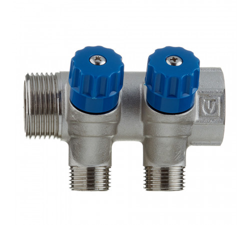 Коллектор Valtec 1 ВР(г) х 2 выхода 1/2 НР(ш) х 1 НР(ш) регулируемый (VTc.560.N.0602) Коллектор Valtec 1 ВР(г) х 2 выхода 1/2 НР(ш) х 1 НР(ш) регулируемый (VTc.560.N.0602)