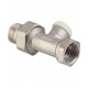 Клапан запорный Tiemme 1/2 НР(ш) х 1/2 ВР(г) для радиатора (3230003)