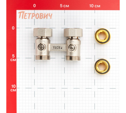 Узел нижнего подключения Тесе 1/2 ВР(г) х 3/4 EK для радиатора (8740437) Узел нижнего подключения Тесе 1/2 ВР(г) х 3/4 EK для радиатора (8740437)