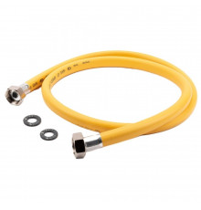 Шланг для газа ПВХ армированный Tuboflex 3/4 ВР(г) х 3/4 ВР(г) 120 см желтый