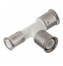 Тройник Henco (11PKW-262620) 26(пресс) х 26(пресс) х 20(пресс) PVDF белый