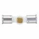 Тройник Henco (14PKW-320532) 32(пресс) х 3/4 НР(ш) х 32(пресс) белый PVDF