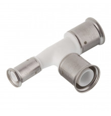 Тройник Henco (11PKW-262616) 26(пресс) х 26(пресс) х 16(пресс) PVDF белый