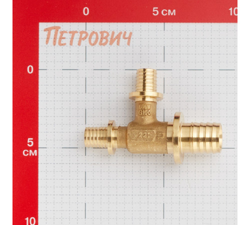 Тройник Tece 25 х 16 х 16 мм редукционный латунный (760516) Тройник Tece 25 х 16 х 16 мм редукционный латунный (760516)