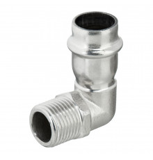 Угол Valtec (VTi.953.I.001804) 90° 18 мм х 1/2 НР(ш) нержавеющая сталь
