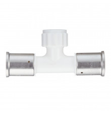 Тройник Henco (13PKW-320532) 32(пресс) х 3/4 ВР(г) х 32(пресс) белый PVDF