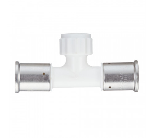 Тройник Henco (13PKW-320532) 32(пресс) х 3/4 ВР(г) х 32(пресс) белый PVDF Тройник Henco (13PKW-320532) 32(пресс) х 3/4 ВР(г) х 32(пресс) белый PVDF