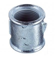 Муфта прямая Gebo Platinum (270-6V) 1 ВР(г) х 1 ВР(г) чугунная оцинкованная